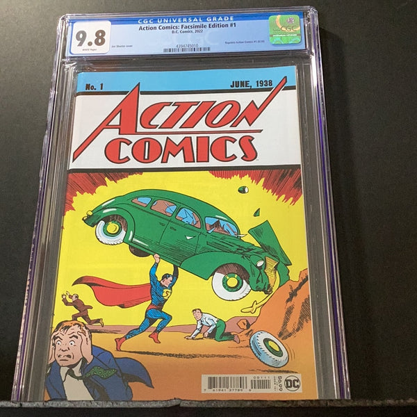 Action Comics facsimile edition #1 CGC 9.8 DC Comics