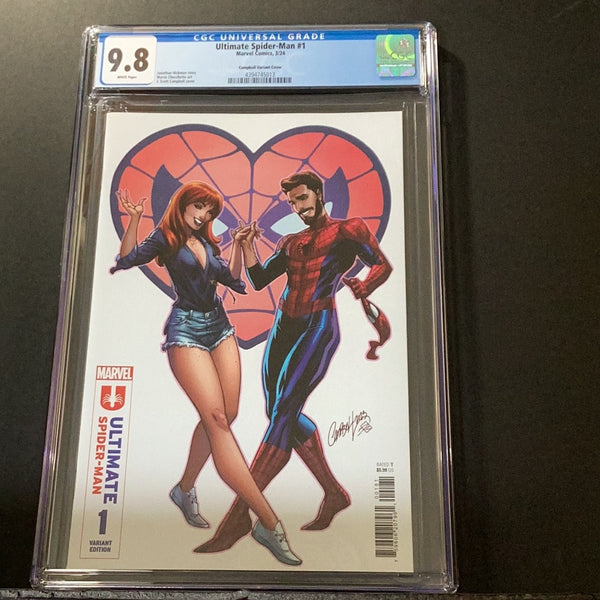 Ultimate Spider-man #1 Campbell variant cover CGC 9.8 Marvel Comics