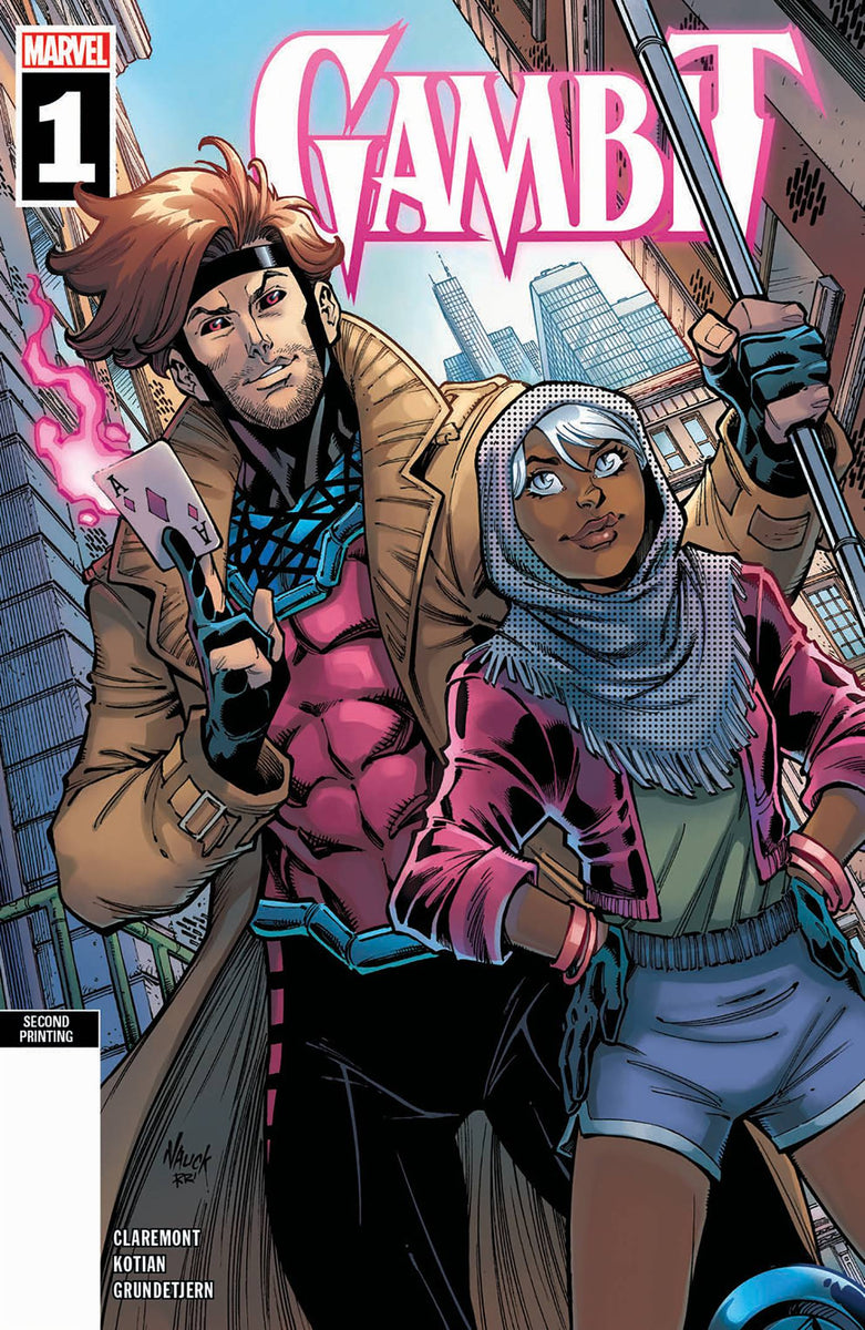 みみ様　2点セット　GAMBIT COMIC VARIANT GAMBIT #1 (OF 5) 2ND PTG NAUCK VAR MARVEL COMICS (Z*053024) (B347