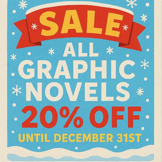 💥 POW! BAM! Graphic Novels 20% Off! 💥