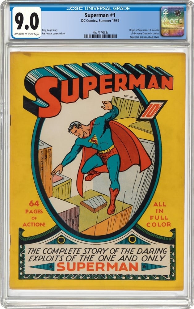 The Most expensive comic in the world Superman No. 1