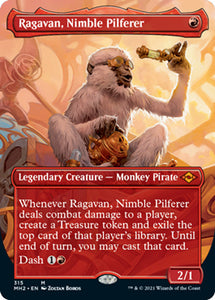 Mtg - Ragavan, Nimble Pilferer is banned in the Legacy format