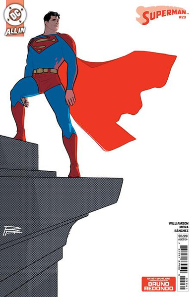 SUPERMAN 29 CVR E BRUNO REDONDO ARTIST SPOTLIGHT CARD STOCK VAR