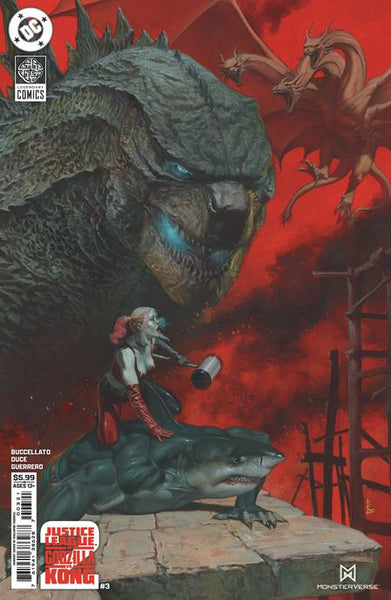 JUSTICE LEAGUE GODZILLA KONG 2 #3 (OF 7) CVR B FEDERICI DC COMICS (1B080525)