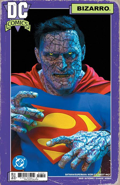 BATMAN SUPERMAN WORLDS FINEST 43 CVR E MARK SPEARS CARD STOCK VAR