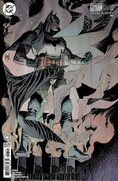 BATMAN GOTHAM BY GASLIGHT A LEAGUE FOR JUSTICE 3 (OF 6) CVR B GUILLEM MARCH CARD STOCK VAR