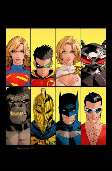 DC KO. #1 (OF 4) CVR H DAN MORA BRACKET CARD STOCK VAR
