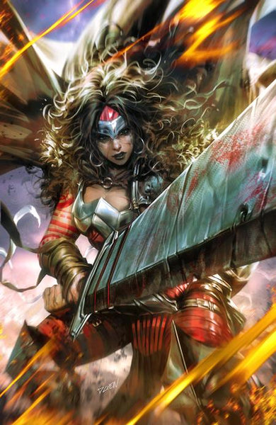 ABSOLUTE WONDER WOMAN 13 CVR B DERRICK CHEW CARD STOCK VAR