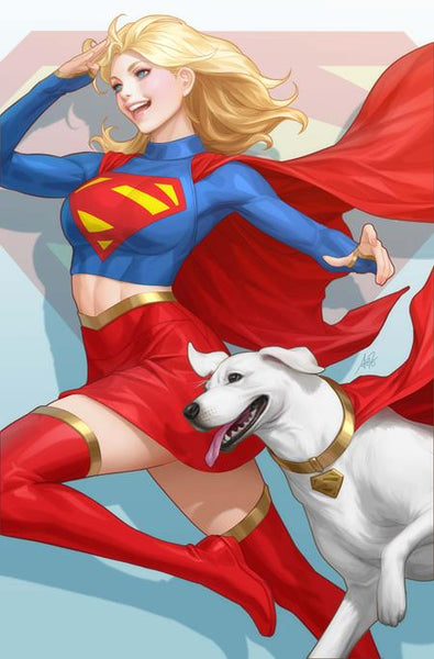 SUPERGIRL 6 CVR B STANLEY ARTGERM LAU CARD STOCK VAR