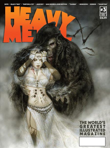 HEAVY METAL MAGAZINE 3 CVR A LUIS ROYO (MR)