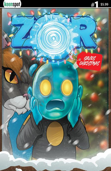 ZOR SAVES CHRISTMAS 1 CVR A MICHAEL ADAMS