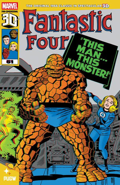 FANTASTIC FOUR 51 THIS MAN THIS MONSTER PAN DIMENSIONAL 3D EDITION