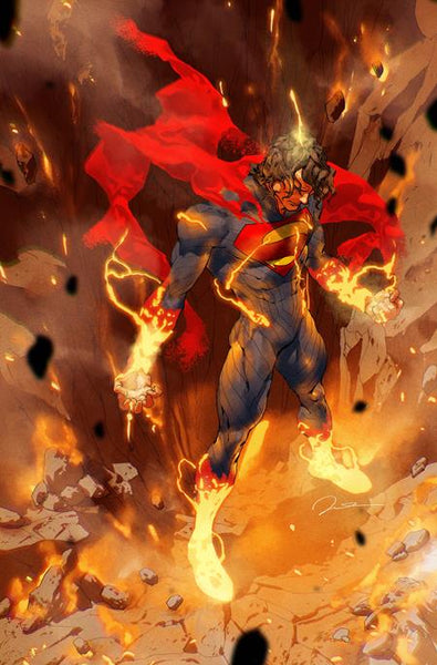 ABSOLUTE SUPERMAN 14 CVR B GERALD PAREL CARD STOCK VAR