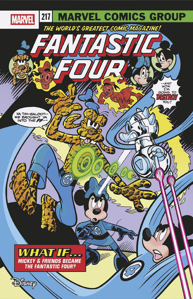 FANTASTIC FOUR 5 MARCO PALAZZI DISNEY WHAT IF? FANTASTIC FOUR HOMAGE VARIANT