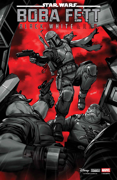 STAR WARS BOBA FETT - BLACK, WHITE & RED #2
