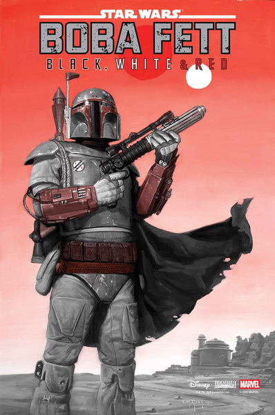 STAR WARS BOBA FETT - BLACK, WHITE & RED #3