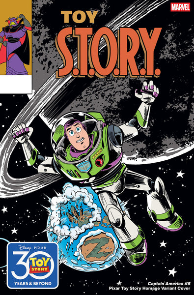 CAPTAIN AMERICA 5 MARCO FORCELLONI PIXAR TOY STORY HOMAGE VARIANT