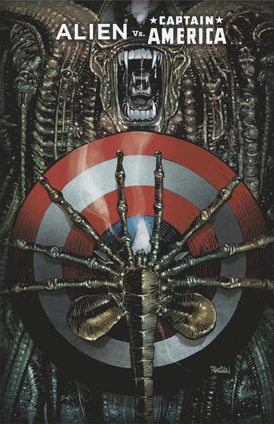 ALIEN VS CAPTAIN AMERICA #1 DAN PANOSIAN FOIL VARIANT