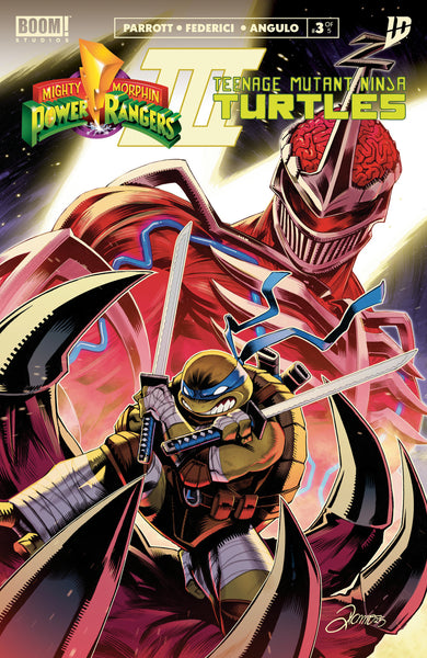 Mighty Morphin Power RangersTeenage Mutant Ninja Turtles III #3 A Main (Dressed, Zonno)