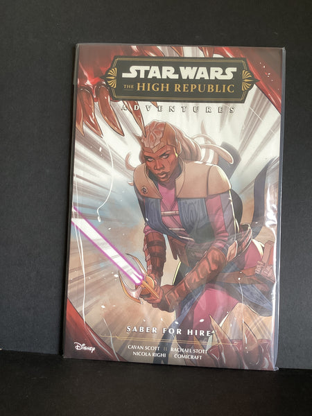 STAR WARS HIGH REPUBLIC ADV SABER FOR HIRE TP  DARK HORSE COMICS (1D092325)