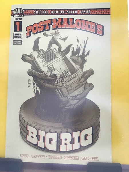 BIG RIG #1 (MR) GOODEN & CAHOON VAR Vault Comics (1B100725)