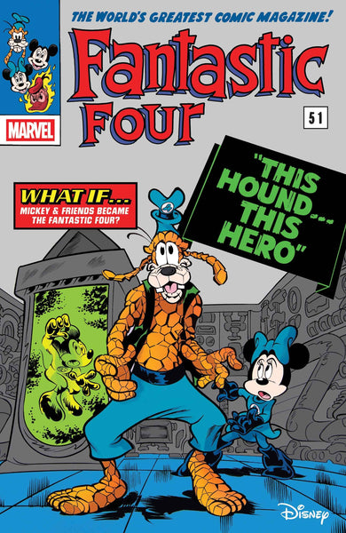 FANTASTIC FOUR #29 MOTTURA WHAT IF DISNEY FANTASTIC FOUR VAR