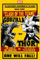 GODZILLA VS THOR #1 LEE GARBETT VERSUS VAR