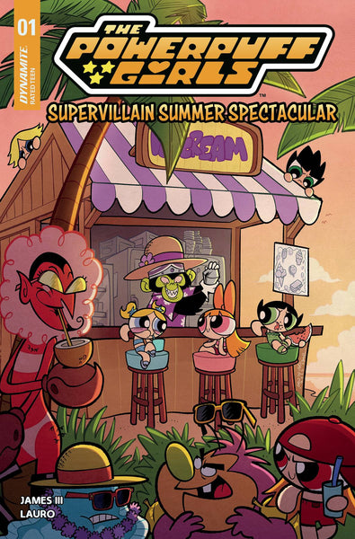 POWERPUFF GIRLS SUPERVILLAIN SPECTACULAR #1 CVR A LAURO (C: