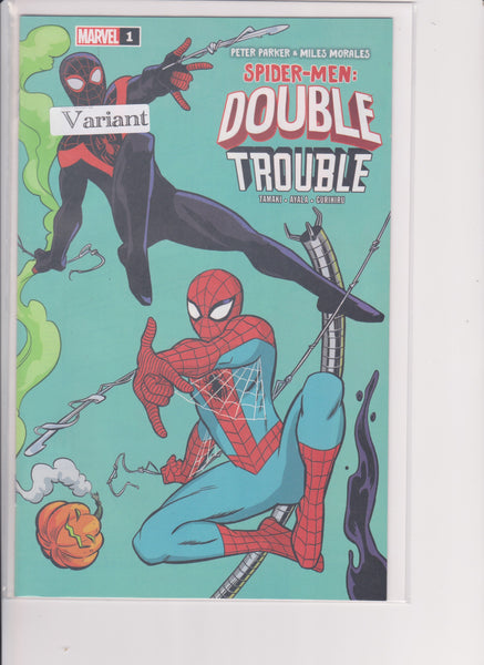 PARKER MILES SPIDER-MAN DOUBLE TROUBLE #1 (OF 4) WALMART VARIANT MARVEL COMICS (1*053024) (B347)