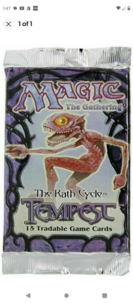 Magic The Gathering Tempest Booster Pack- Wizards Of The Coast (MTG)