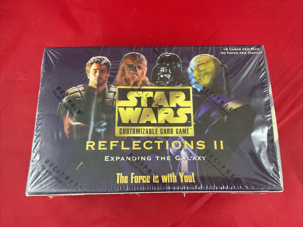star wars ccg booster box Star Wars Decipher CCG Reflections II Factory Sealed Booster Box