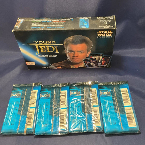 1999 Star Wars Young Jedi CCG The Jedi Council Booster Pack Lot Of 4