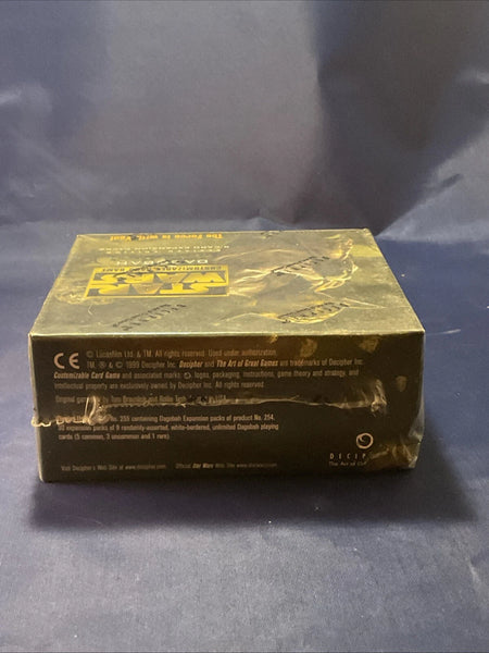 swccg booster box Star Wars: Unlimited an expansion set for Star Wars Customizable Card Game Star Wars CCG: Dagobah Booster