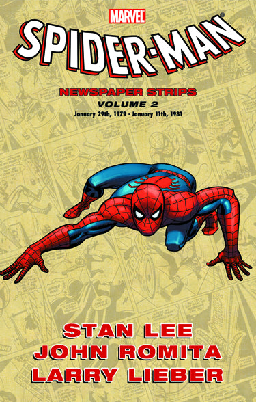 SPIDER-MAN NEWSPAPER STRIPS HC VOL 02 Marvel Comics JOHN ROMITA SR & STAN LEE