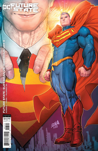 FUTURE STATE SUPERMAN VS IMPERIOUS LEX #3 CARDSTOCK VAR ED