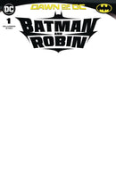 BATMAN AND ROBIN #1 CVR D BLANK CSV
