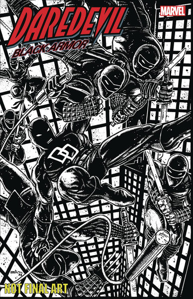 DAREDEVIL BLACK ARMOR #3 KEVIN EASTMAN VAR