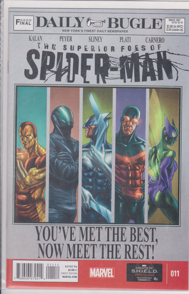SUPERIOR FOES OF SPIDER-MAN #11  MARVEL COMICS (JAN14) (B303)